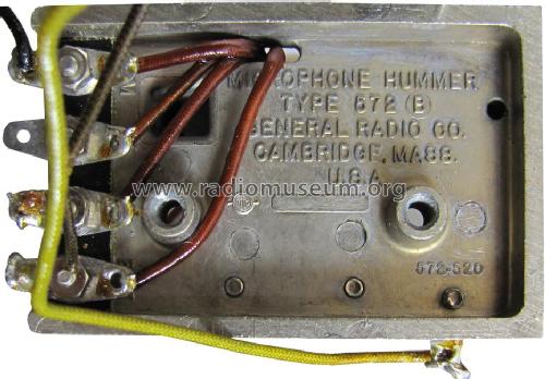 Microphone Hummer 572-B; General Radio (ID = 2258177) Ausrüstung