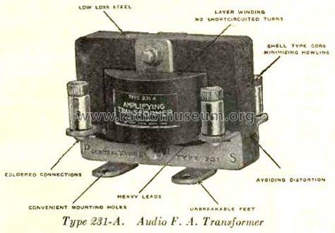 AF Transformer 231-A ; General Radio (ID = 1274971) Bauteil