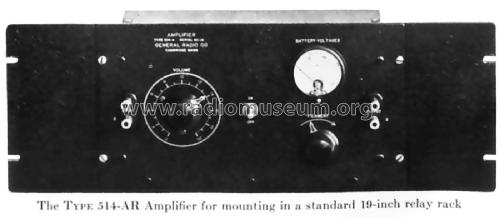 Amplifier 514-A; General Radio (ID = 1876164) Equipment