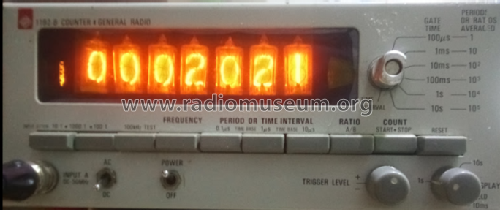 Counter GR-1192-B; General Radio (ID = 2683559) Equipment