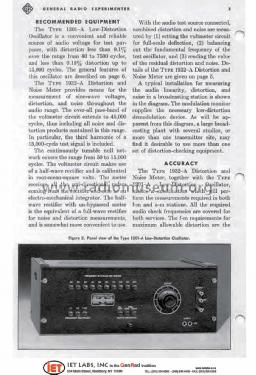 Distortion and Noise Meter 1932-A; General Radio (ID = 1245499) Equipment