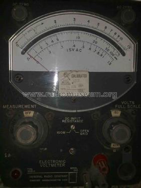 Electronic Voltmeter 1806-A; General Radio (ID = 1105469) Ausrüstung