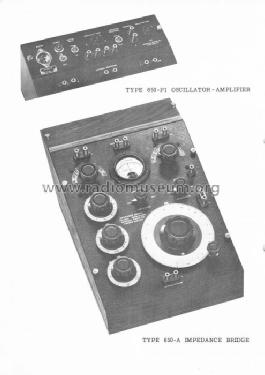 Impedance Bridge 650-AP; General Radio (ID = 133139) Equipment