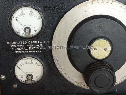 Modulated Oscillator 484 & 484A ; General Radio (ID = 1279135) Ausrüstung