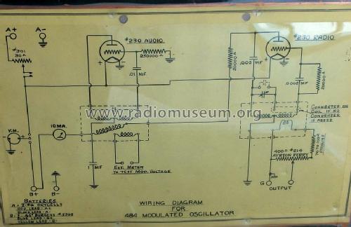 Modulated Oscillator 484 & 484A ; General Radio (ID = 1279153) Equipment