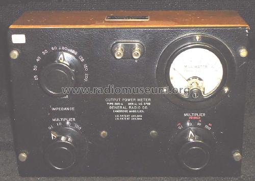 Output Meter 583-A; General Radio (ID = 921839) Equipment