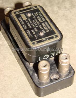 Oxide Rectifier 492A; General Radio (ID = 1360426) Power-S