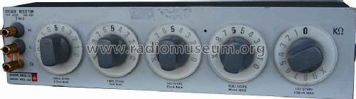 Precision Decade Resistor 1433P; General Radio (ID = 1264050) Equipment