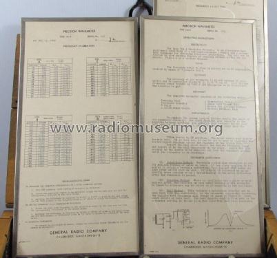 Precision Wavemeter 724-A; General Radio (ID = 1943634) Equipment