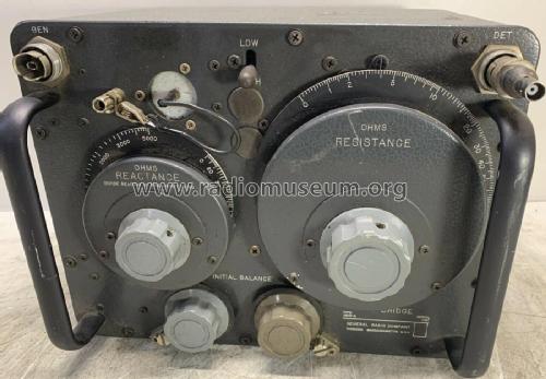 R-F Bridge 1606-A; General Radio (ID = 2571884) Equipment