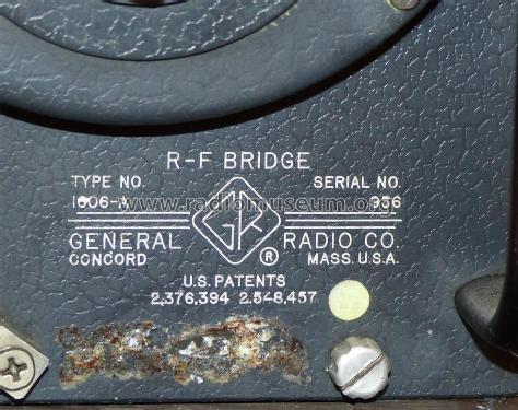 General Radio 916A RF BRIDGE Manual Ops- Service 