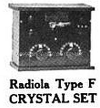 Radiola Crystal Set Type F; General Radio (ID = 1486605) Crystal
