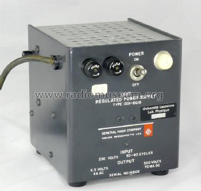 Regulated Power Supply 1201-B; General Radio (ID = 737875) Power-S