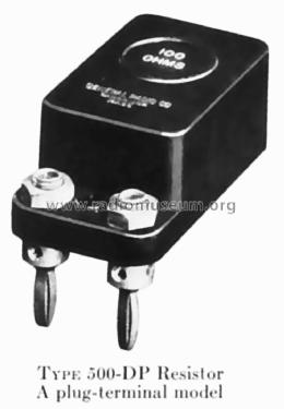 Resistor 500; General Radio (ID = 1875649) Radio part