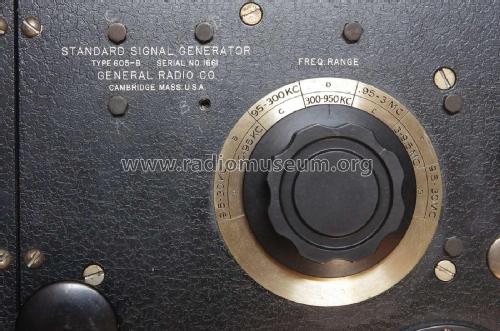 Signal generator 605-B; General Radio (ID = 2545335) Equipment