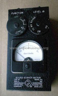 Sound-Survey Meter 1555-A; General Radio (ID = 1338975) Equipment