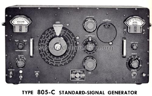Standard Signal Generator 805-C; General Radio (ID = 1258637) Equipment