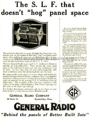 Straightline Frequency Condenser 374; General Radio (ID = 1318351) Radio part