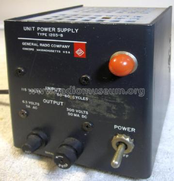 Unit Power Supply 1203-B; General Radio (ID = 2241354) Power-S