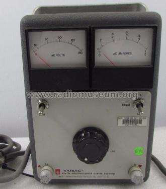 Variac Autotransformer W5MT3A; General Radio (ID = 1966829) Power-S