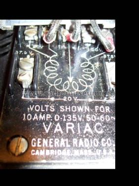 VARIAC V-10M; General Radio (ID = 2145205) Power-S