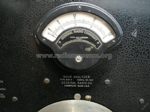 Wave Analyzer 636A ; General Radio (ID = 1277050) Equipment