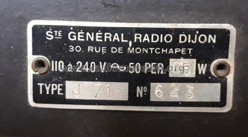 J71; Général-Radio; Dijon (ID = 2992972) Radio