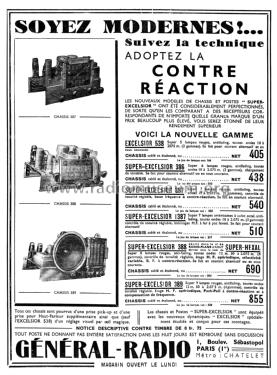 Excelsior 538; Général-Radio - voir (ID = 1880161) Radio