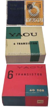 Transistor 6 6G908; Yaou Radio Co ltd ; (ID = 1232723) Radio