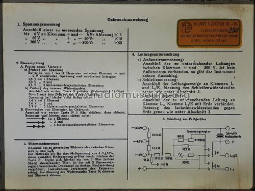 Leitungsprüfgerät ; Gerätewerk Karl-Marx (ID = 2745761) Equipment