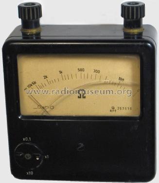 Ohmmeter ; Gerätewerk Karl-Marx (ID = 2120130) Equipment