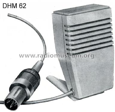 DHM62; Gerätewerk Leipzig, (ID = 342005) Microphone/PU