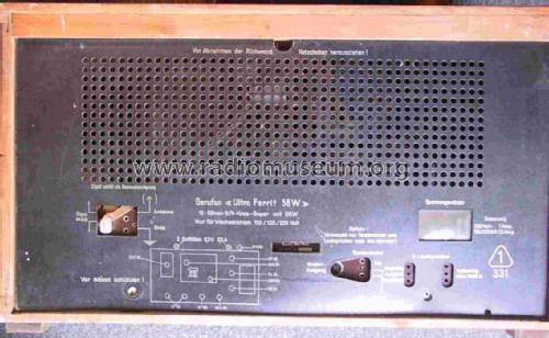 Ultra-Ferrit 58W; Gerufon-Radio Walter (ID = 7105) Radio