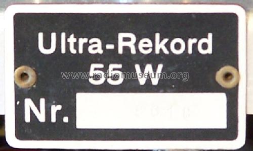 Ultra-Rekord - Ultrarecord 55W; Gerufon-Radio Walter (ID = 492769) Radio