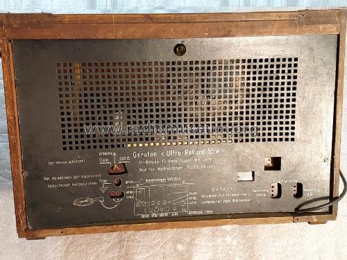 Ultra-Rekord - Ultrarecord 55W; Gerufon-Radio Walter (ID = 2829222) Radio