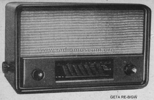 RE-B/GW; Geta, Ges. für (ID = 27962) Radio