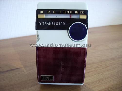 6 Transistor P-1405; Gibraltar Mfg., Co., (ID = 1102095) Radio