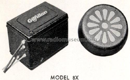 8-X ; Gilfillan Bros.Inc.; (ID = 1600571) Car Radio