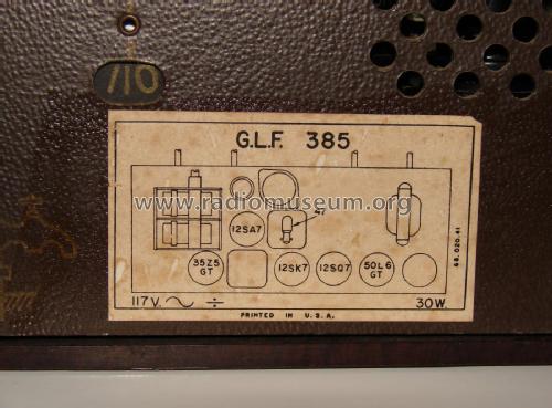 G.L.F. 385 ; GLF Grange League (ID = 2359117) Radio