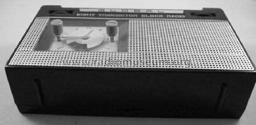 Eight Transistor Clock Radio GRC-715; Global Mfg. Co.; (ID = 1545013) Radio