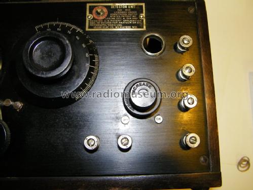 1 Tube Regenerative Tuner-Detector No. 610; Globe Electric Co.; (ID = 1005970) Radio