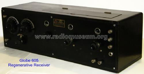 Regenerative Receiver No. 605; Globe Electric Co.; (ID = 968511) Radio