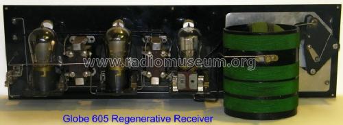 Regenerative Receiver No. 605; Globe Electric Co.; (ID = 968517) Radio