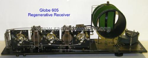 Regenerative Receiver No. 605; Globe Electric Co.; (ID = 968525) Radio