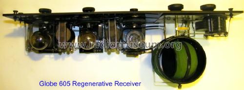 Regenerative Receiver No. 605; Globe Electric Co.; (ID = 968530) Radio