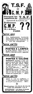 Radiofor ; GMP G.M.P.; Paris (ID = 1888675) Cristallo