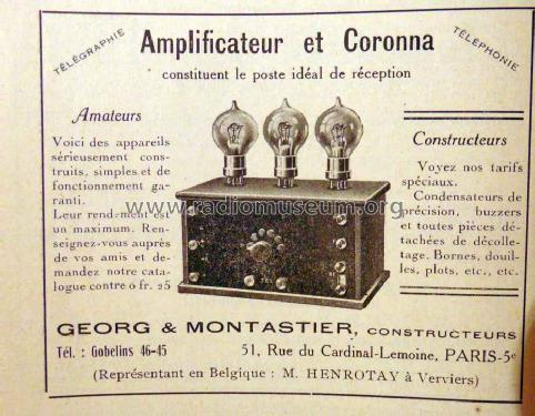 Amplificateur BF à 3 lampes ; GMR G.M.R., Georg, (ID = 1784937) mod-pre26