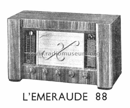 Emeraude 88; GMR G.M.R., Georg, (ID = 1447904) Radio