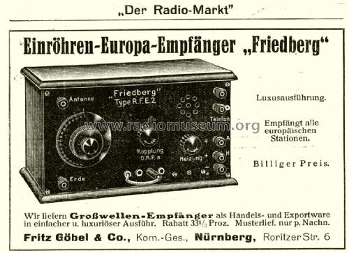 Friedberg RFE2; Göbel & Co. KG, (ID = 2666406) Radio