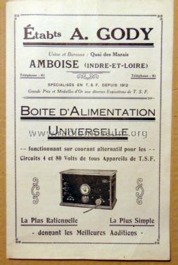 Boîte d'Alimentation Universelle ; Gody, Abel; Amboise (ID = 2066002) Power-S